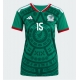 Mexic Israel Reyes #15 Echipament de Fotbal Replică Mondial 2026 Femei Acasa Mexic Israel Reyes #15 Echipament de Fotbal Replică Mondial 2026 Femei Acasa